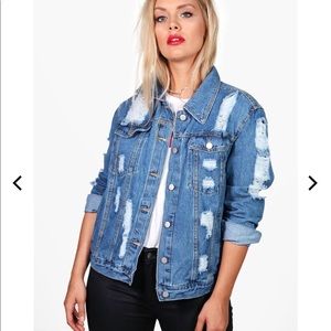 Boohoo plus denim jacket